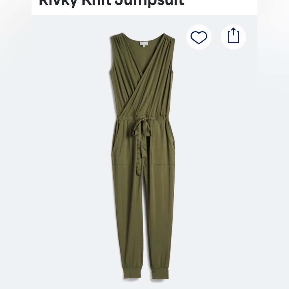 NWT Heartloom Rivky Olive Jumpsuit